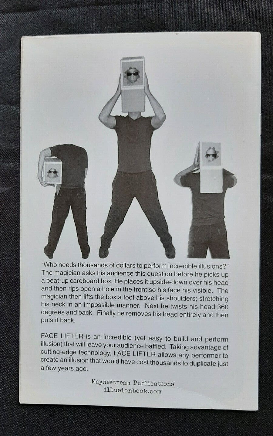 Andrew Mayne’s FACE LIFTER illusion booklet