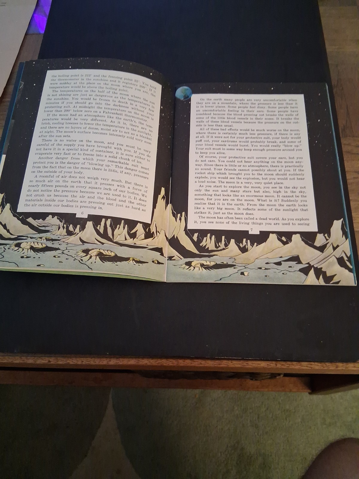 Earth’s Nearest Neighbor Moon Book 1966 Edition Bertha Parker Paperback V. G.