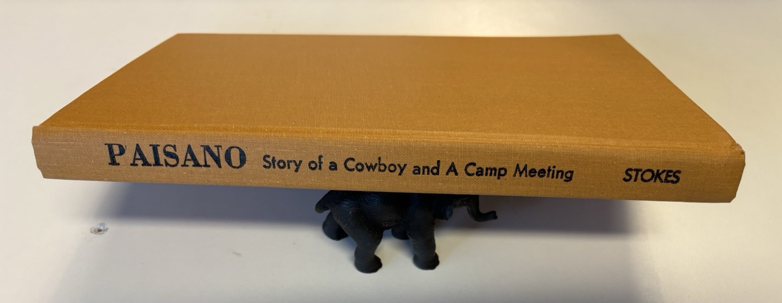 (SIGNED) Paisano; Story of a Cowboy and by Katy Stokes HBDJ 1ST 1980 VERY GOOD