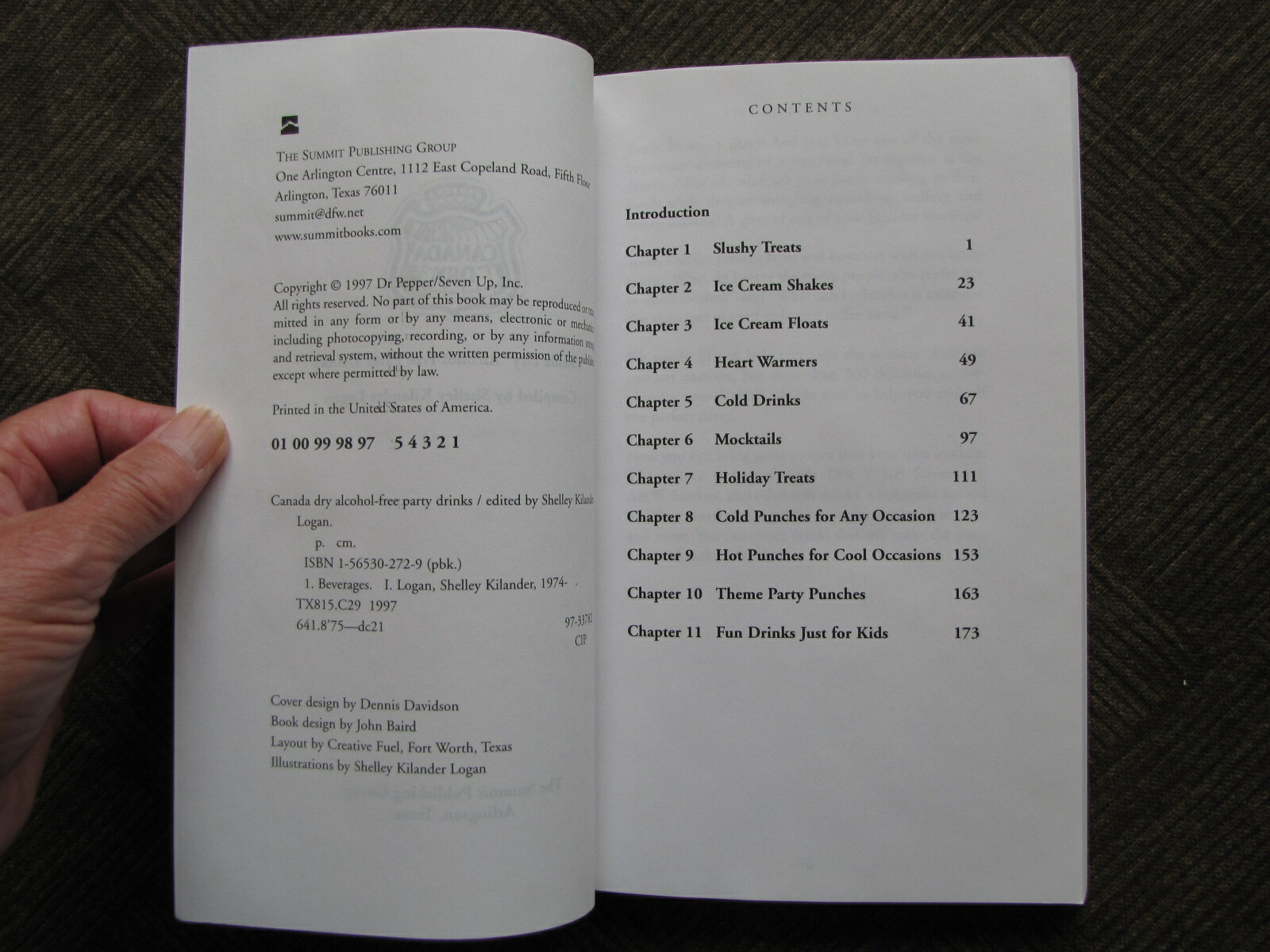 PARTY DRINKS – Alcohol Free by Canada Dry PB 178 Pages – 1997