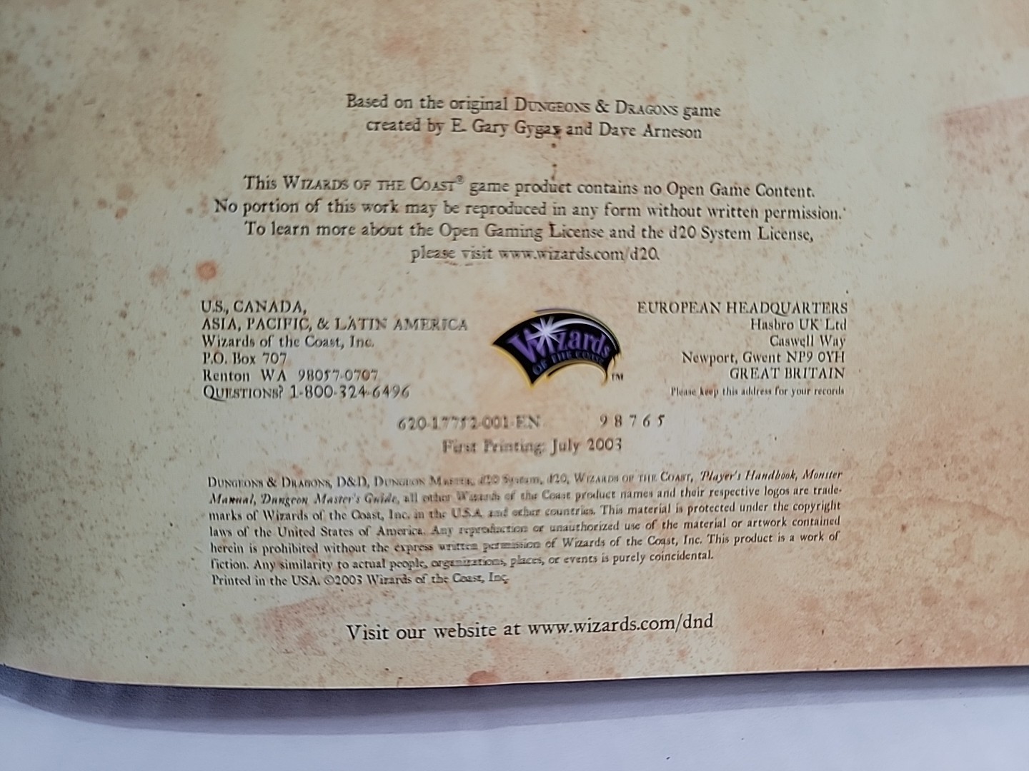 Dungeon Master’s Guide: Core Rulebook II (Dungeons & Dragons d20 3.5 Fantasy Rol