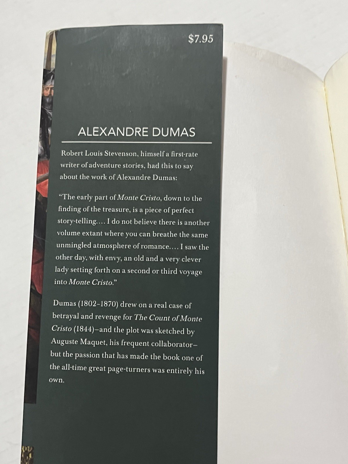 Count of Monte Cristo Alexandre Dumas Abridged Borders Classics Edition 2006