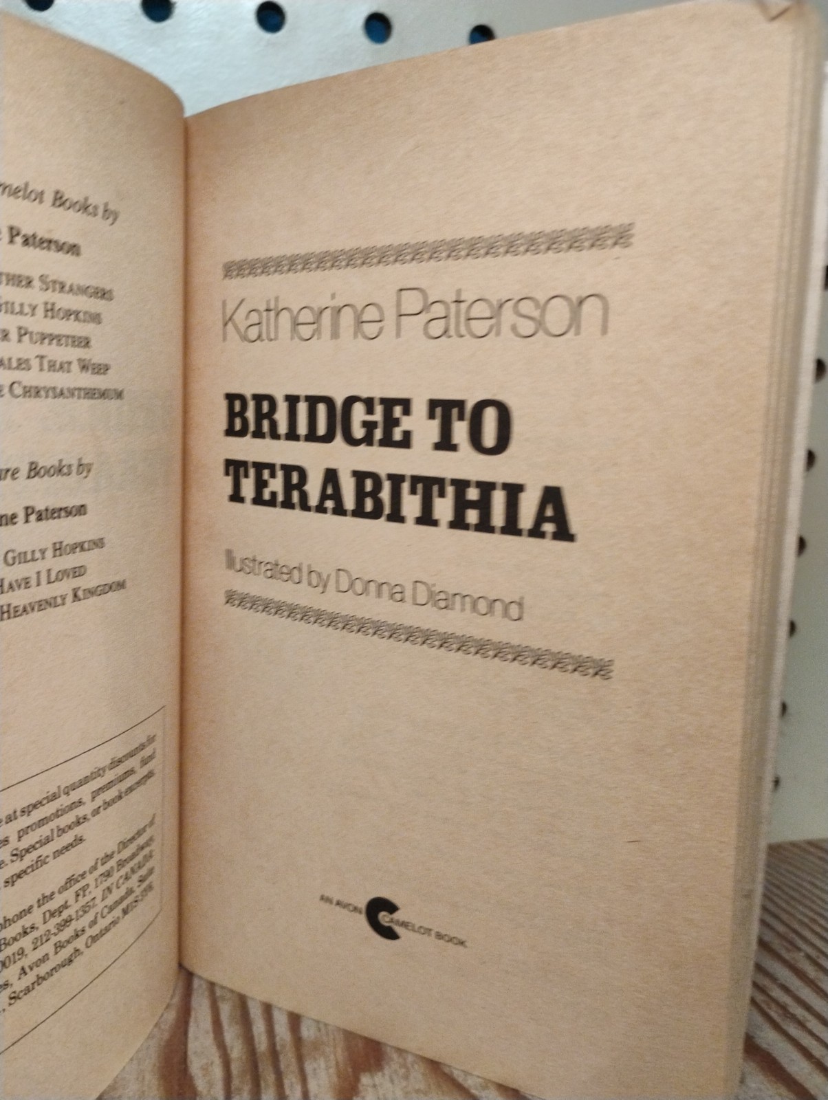 Katherine PatersonBRIDGE TO TERABITHIA