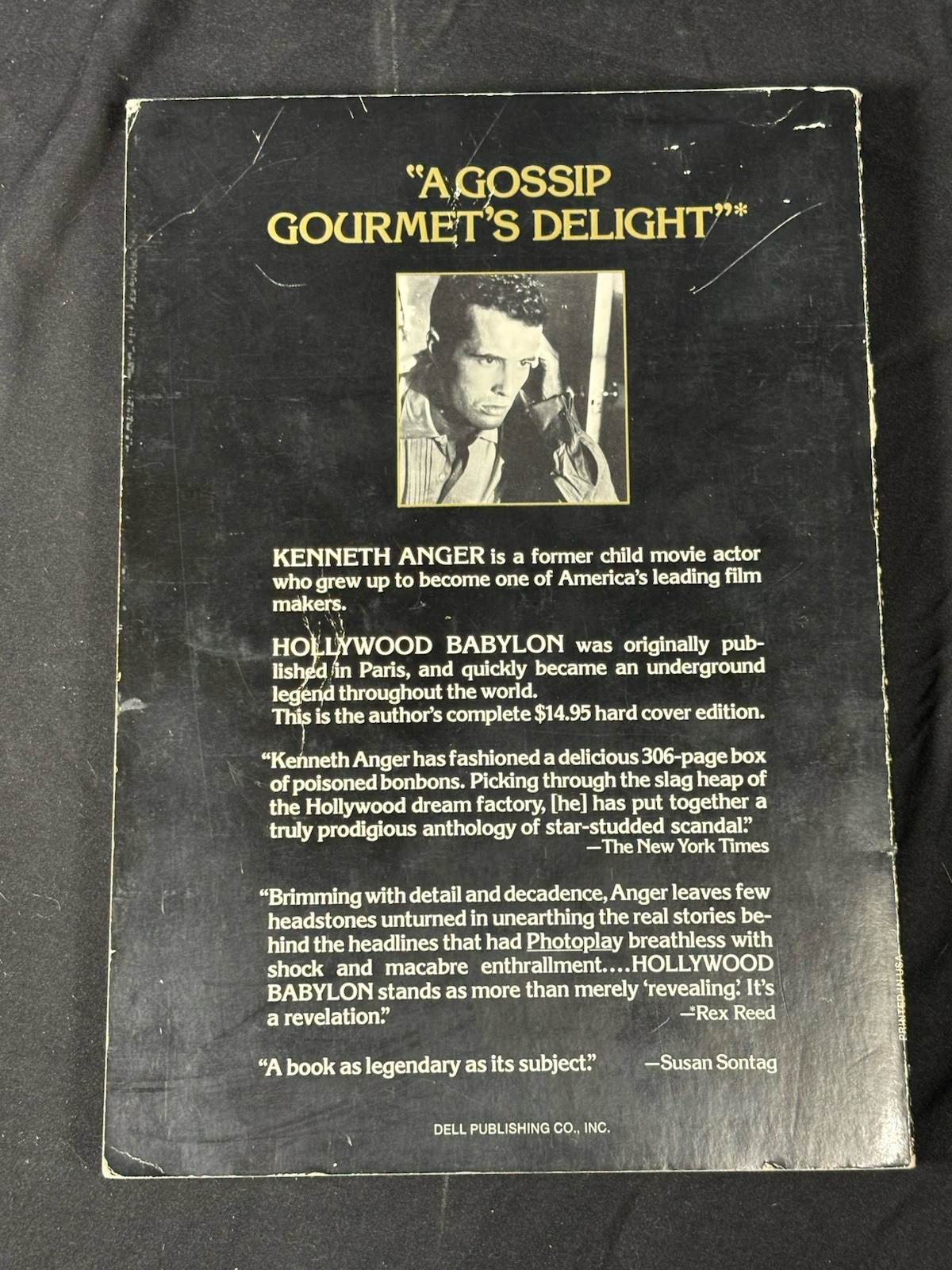 Kenneth Anger Hollywood Babylon 1976 First Delta Printing Cult Cinema Paperback