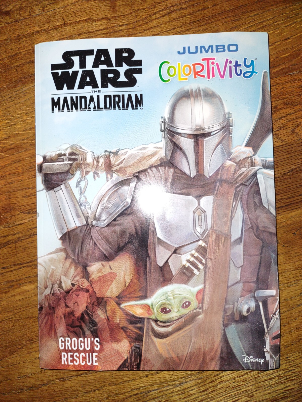Star Wars the Mandalorian Grogu’s rescue colortivity jumbo coloring book 190page