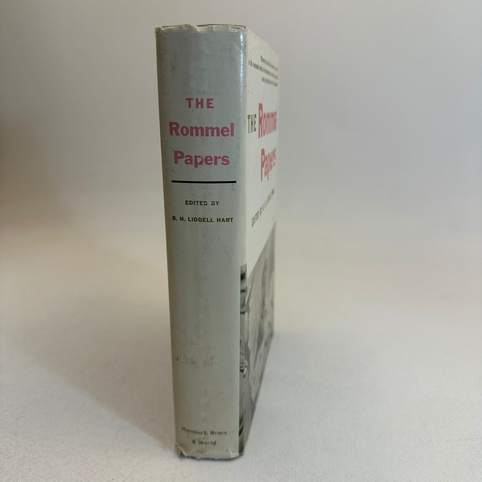 The Rommel Papers Liddell Hart 1953 WWII Military History Harcourt Brace