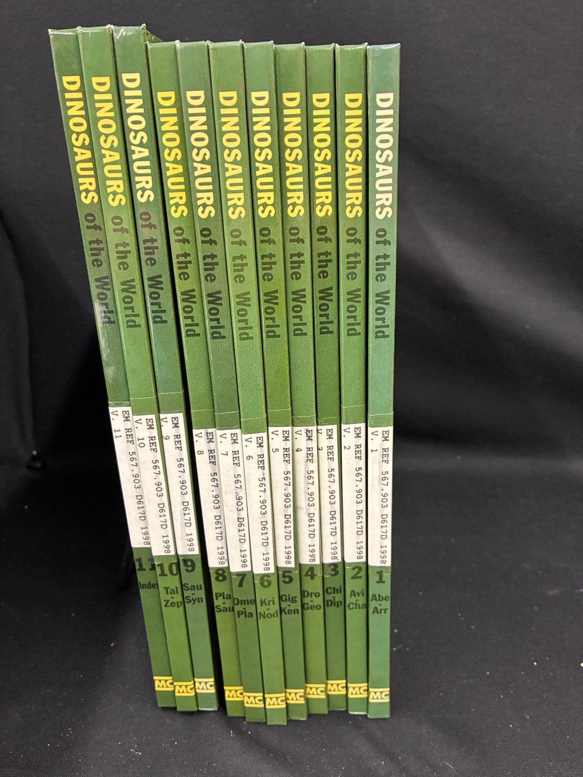 Dinosaurs of the World – 1 thru 11 1991 mn5622