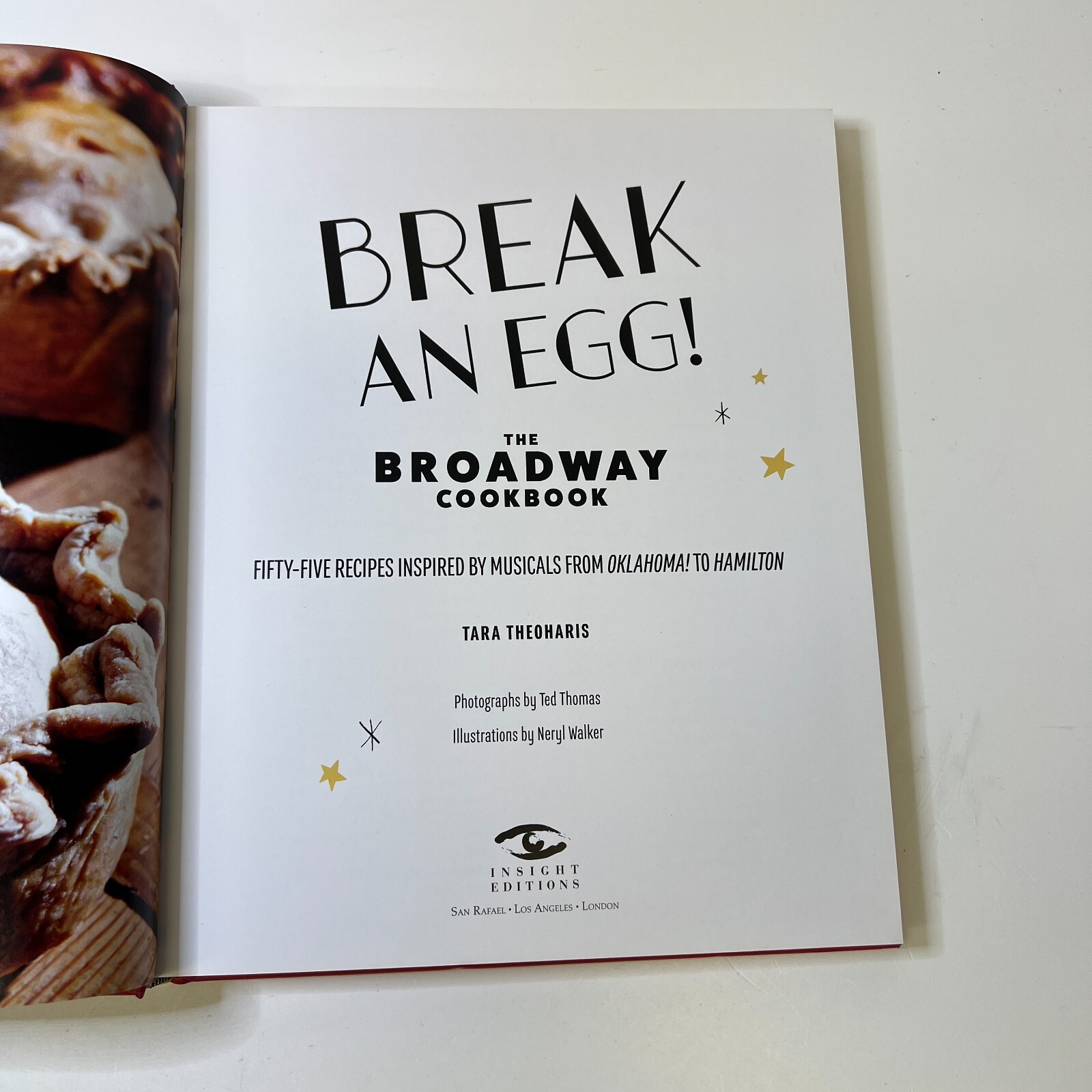 Break an Egg!: The Broadway Cookbook by Tara Theoharis Cooking Food Theater