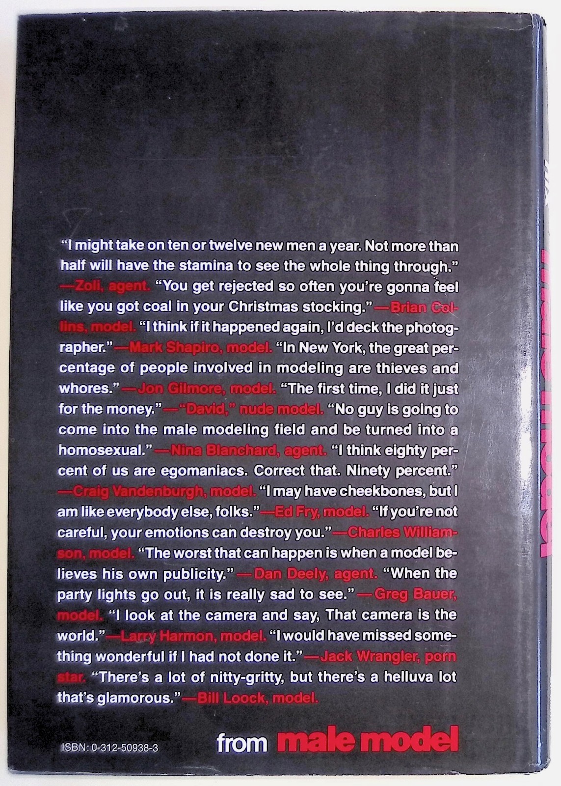 Male Model : The World Behind the Camera by Charles Hix & Michael Taylor 1979