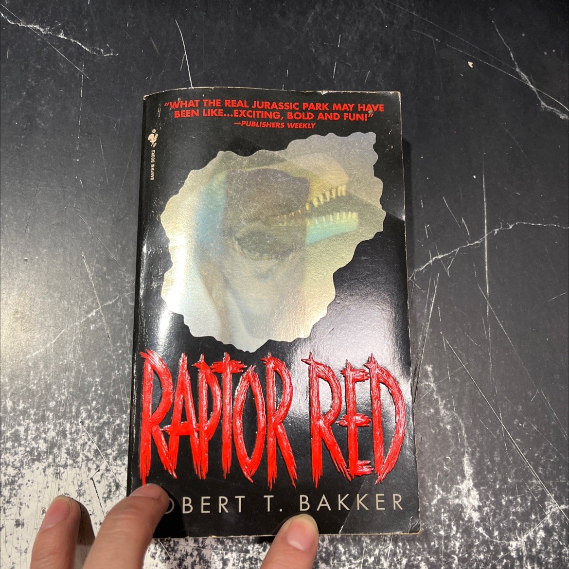 raptor red book, by robert t. bakker, 1995 Paperback