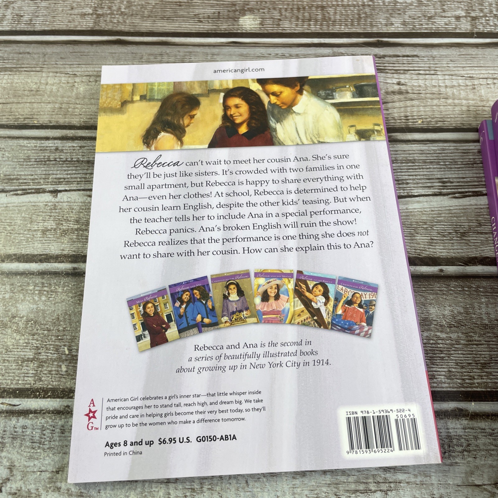 American Girl Rebecca 1914 Boxed Set 6 Paperback Books Jacqueline Dembar Greene
