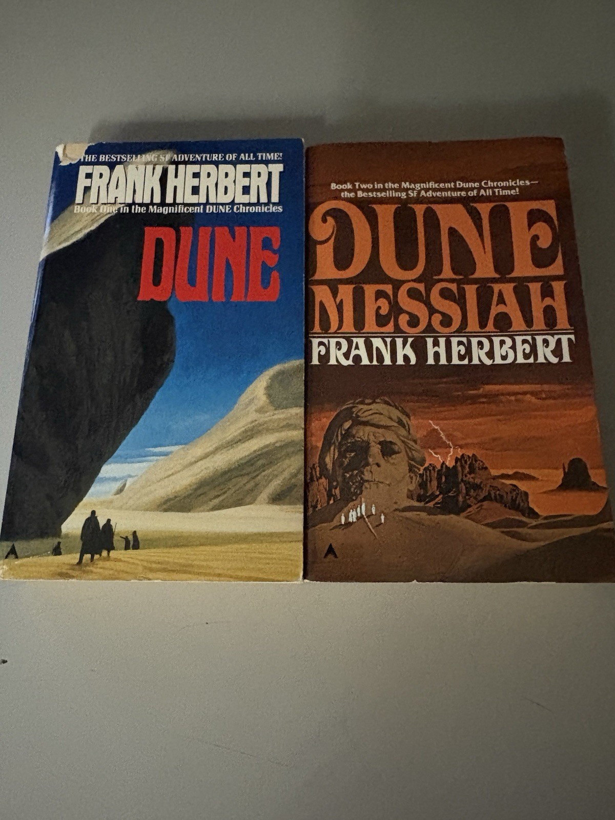 Frank Herbert Dune Vintage Paperback & Dune Messiah