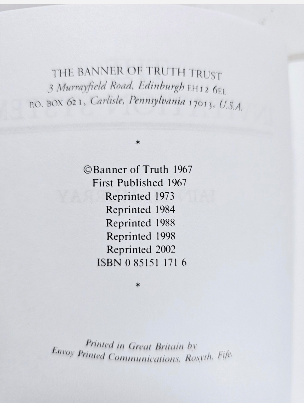The Invitation System by Iain H. Murray