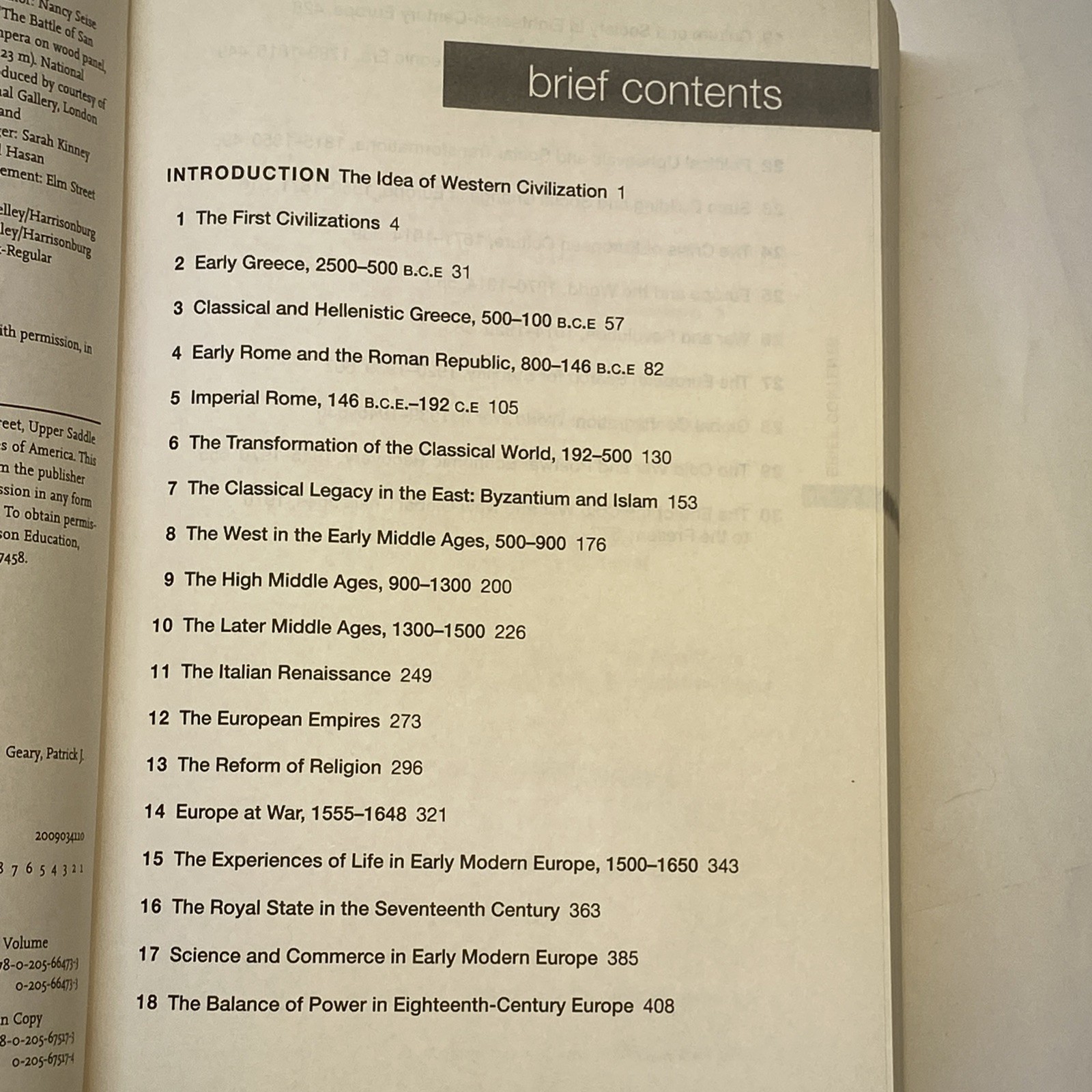 Civilization In The West Combined Vol. Penguin Academics/Pearson 2010 *EXAM COPY