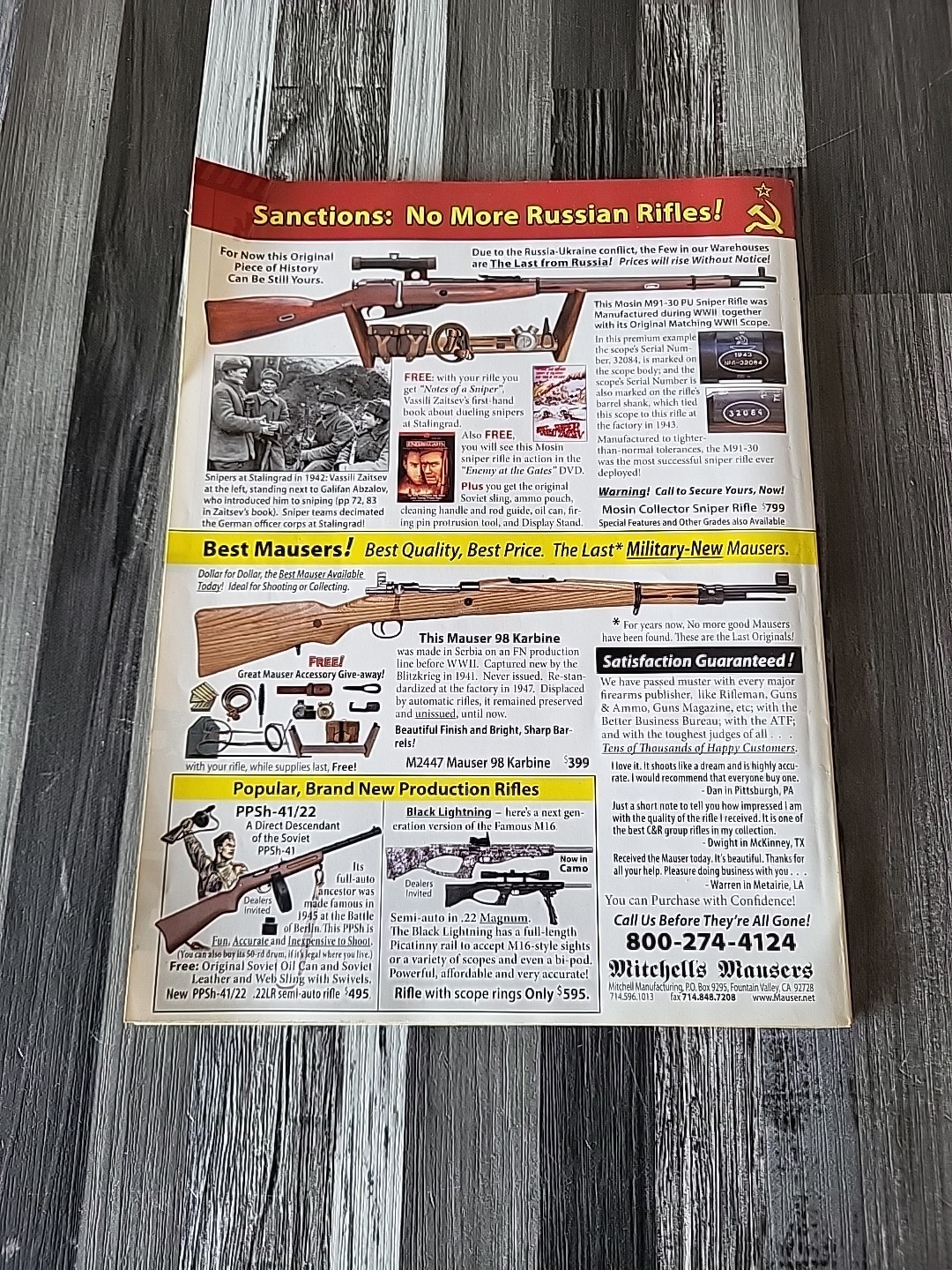 Inside Military Surplus Magazine Winter 2014 – Top 10 Sidearms Ever – Softcover