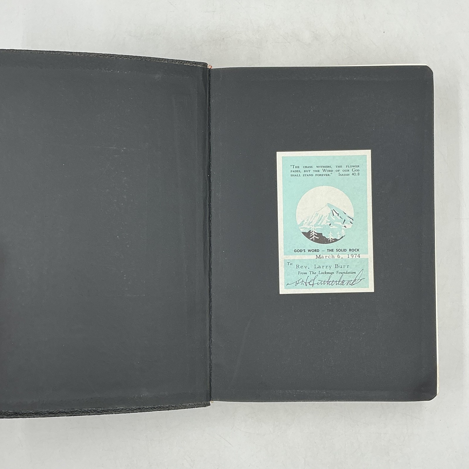 New American Standard Bible Reference Edition Lockman 1973 Morocco Leather
