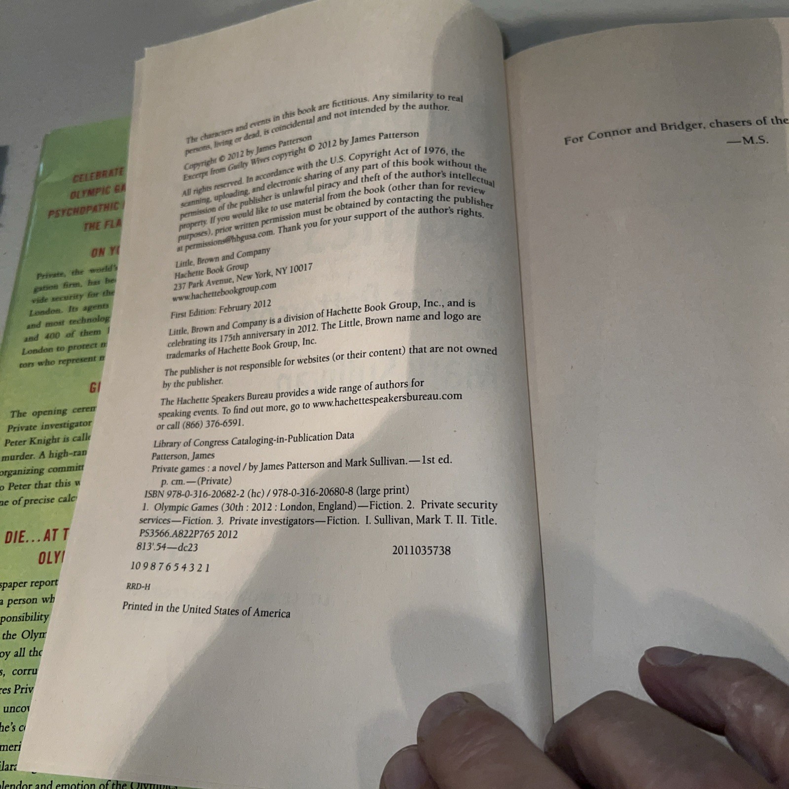 Private Europe Ser.: Private Games by Mark Sullivan and James Patterson…