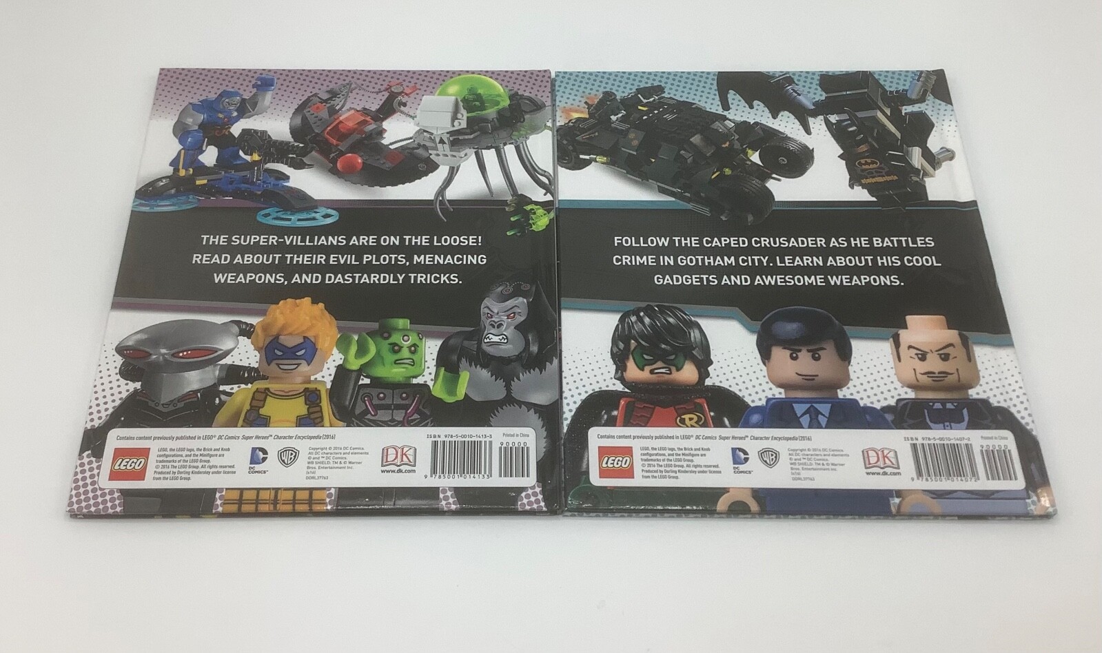 Lego / DC Comics-Super Heroes Collection-Set of 10 Hardback Books-2016-EXCELLENT