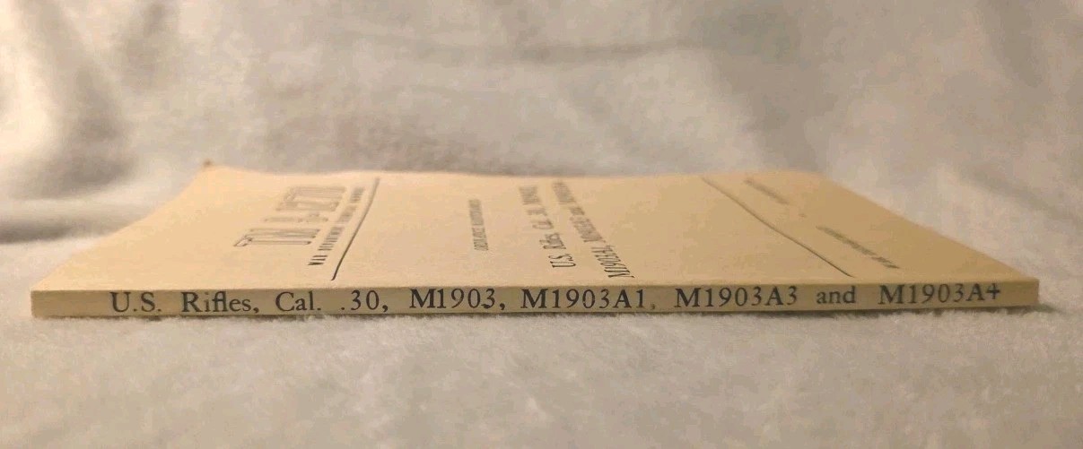 War Department Technical Manual TM9-1270 U.S Rifles, Cal. 30, – 20 January, 1944
