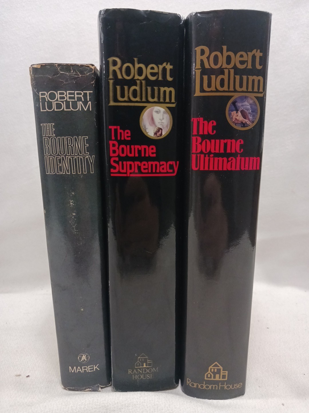 Robert Ludlum The Bourne Trilogy Identity Supremacy Ultimatum HC DJ Espionage A