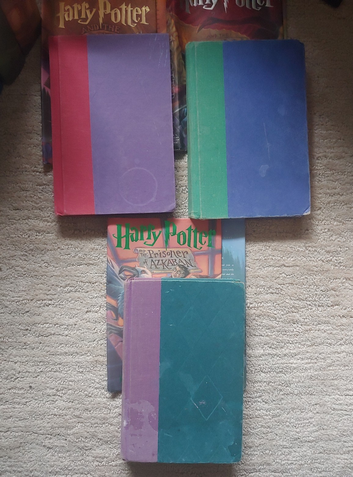 Harry Potter Series, Books 1-7, 1st American Ed, Hardcover, READ DESCRIPTION