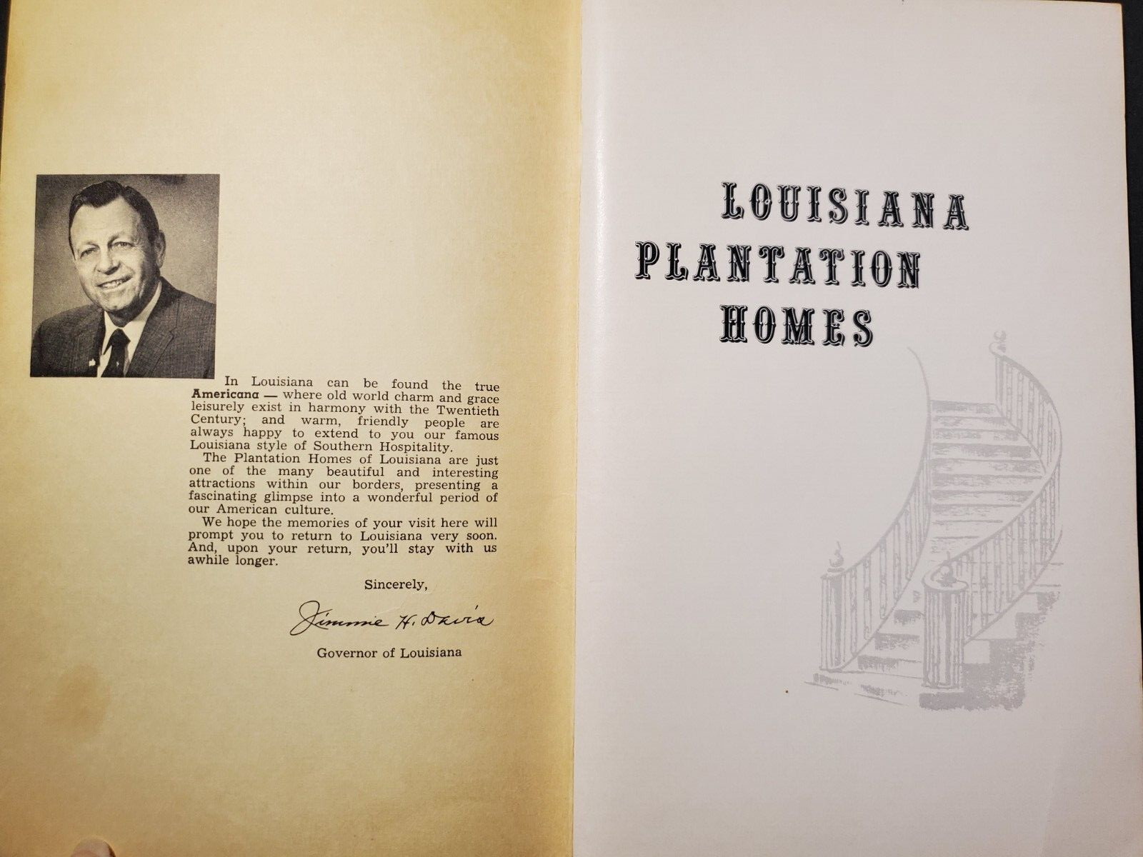 1952 Louisiana Plantation Homes Special Edition Tour Guide Booklet
