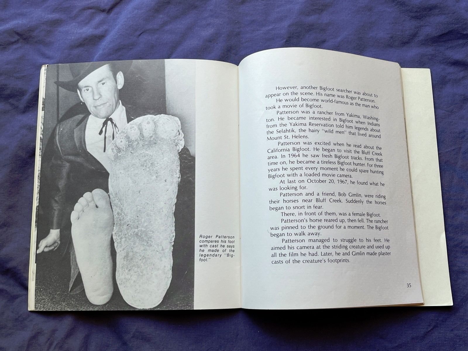 Rare BIGFOOT Book Crestwood House Ian Thorne Yeti Abominable Snowman