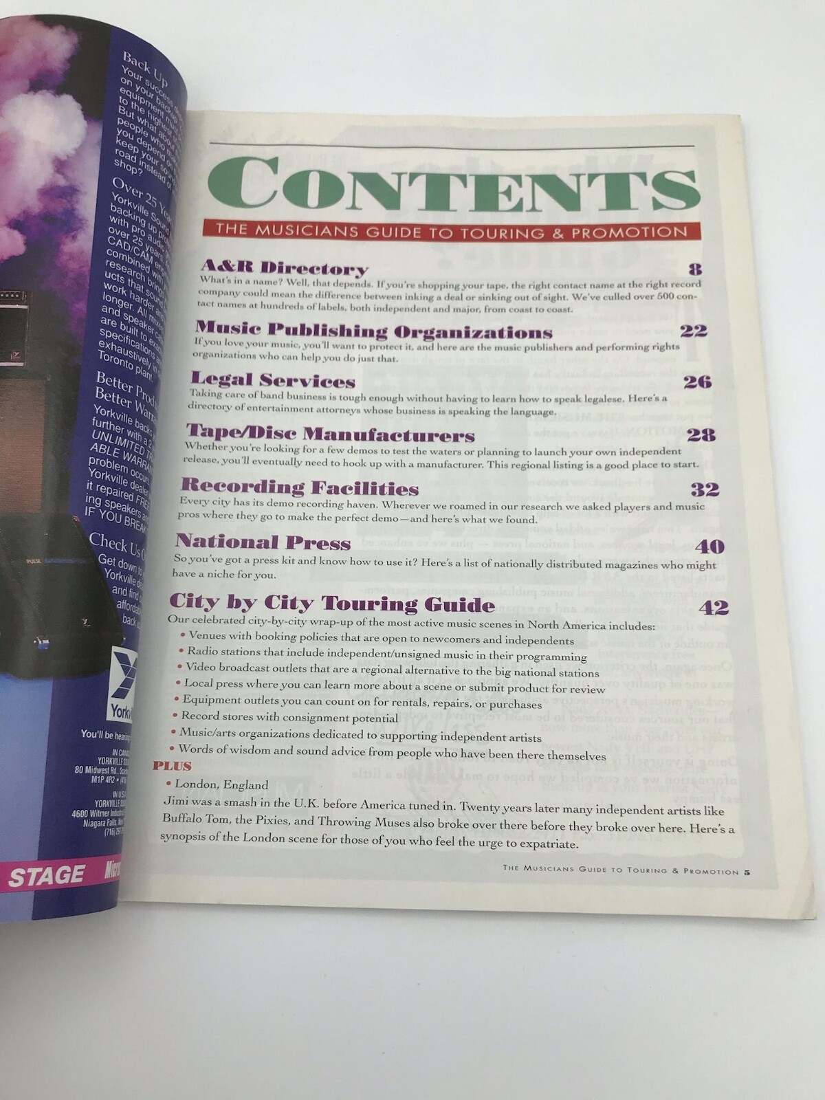 The 1993 Musicians Guide to Touring and Promotion – Musician Special Edition 