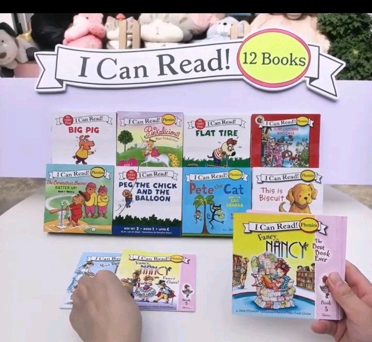 Fancy Nancy I Can Read Phonics Kids Books Lot 12