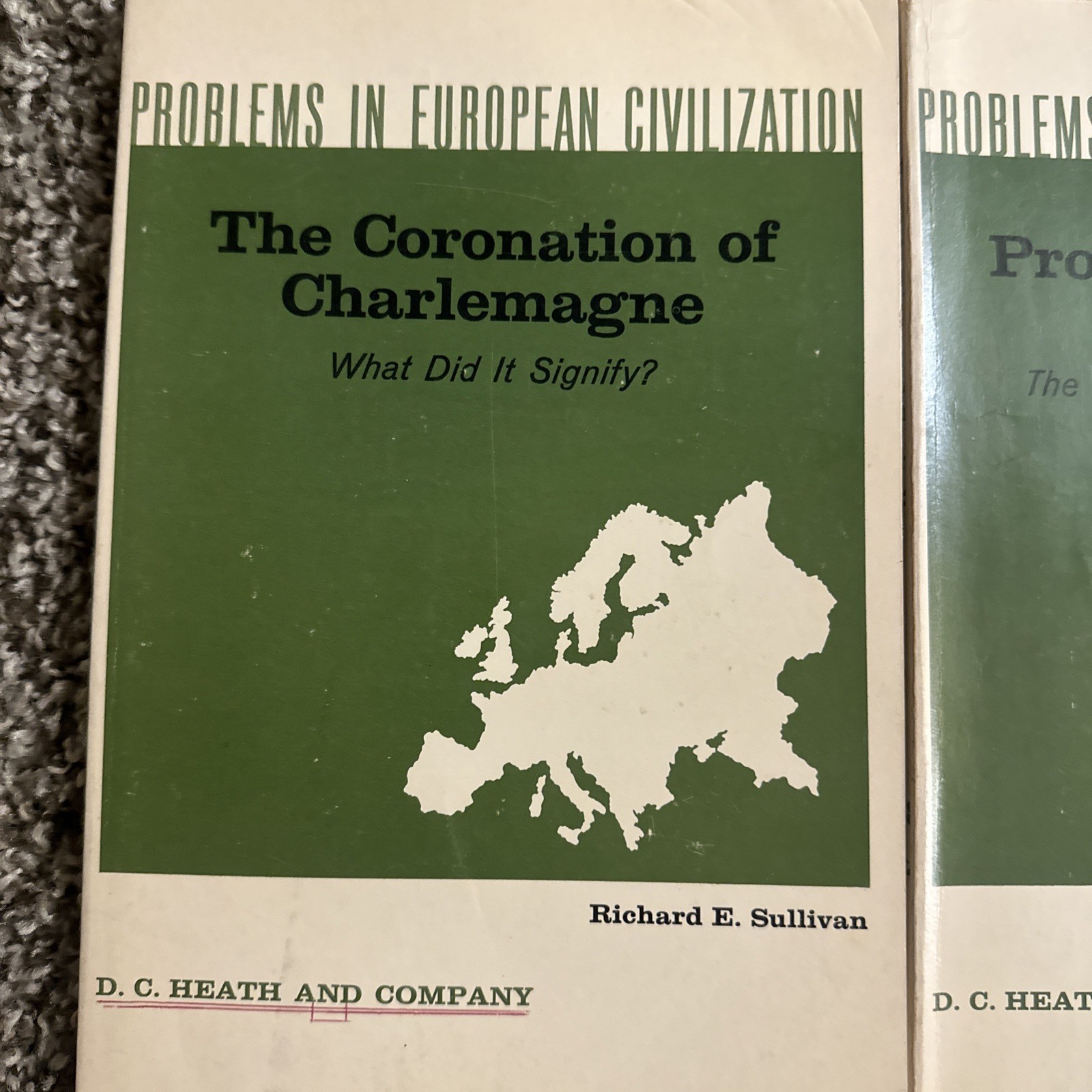 Lot Of 4 Problems in European Civilization 1950s Charlemagne/ Ourense/ Renaissan