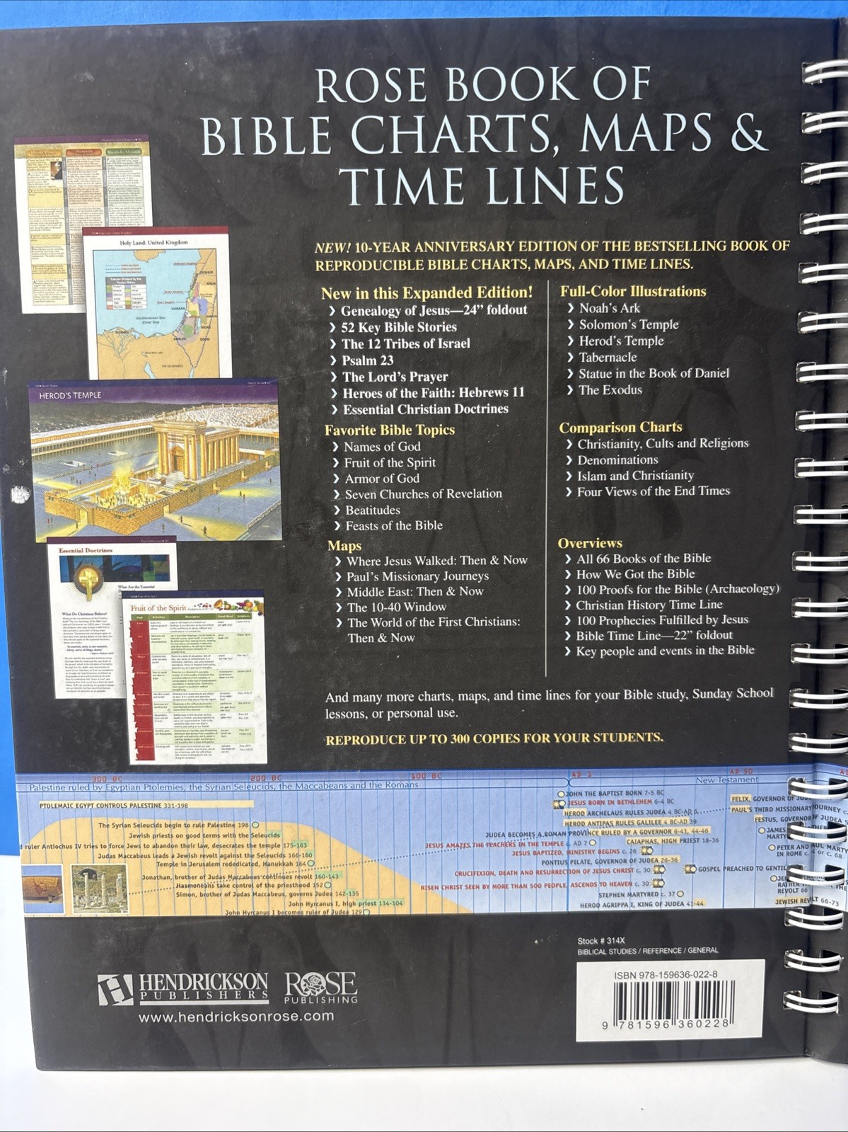 Rose Book of Bible Charts, Maps, and Time Lines: Full-Color Bible Charts