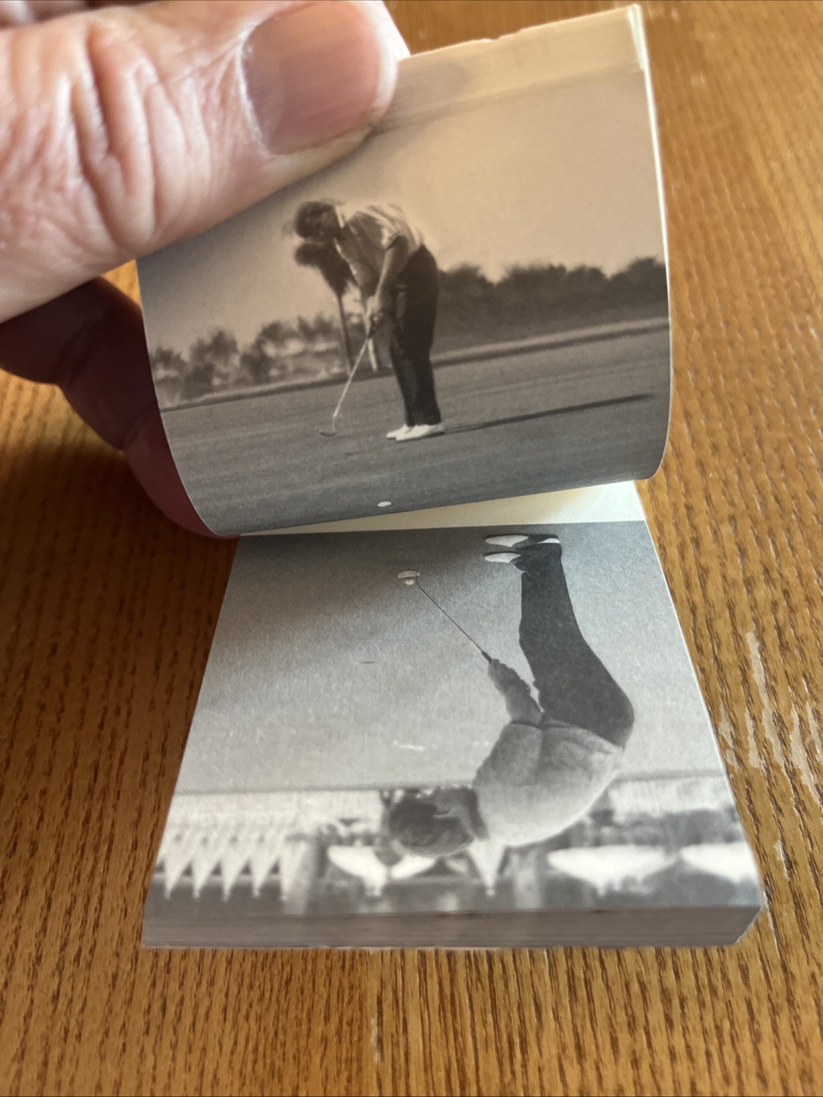 SCARCE Limited Edition BOBBY Grace And Nick Price GOLF FLICKER BOOK Putting