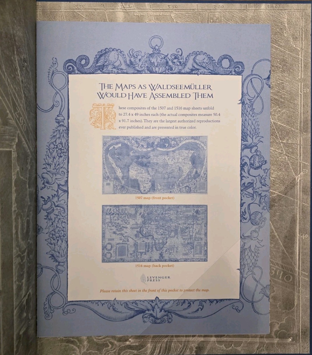 Seeing the World Anew Martin Waldseemüller World Maps Library of Congress HC