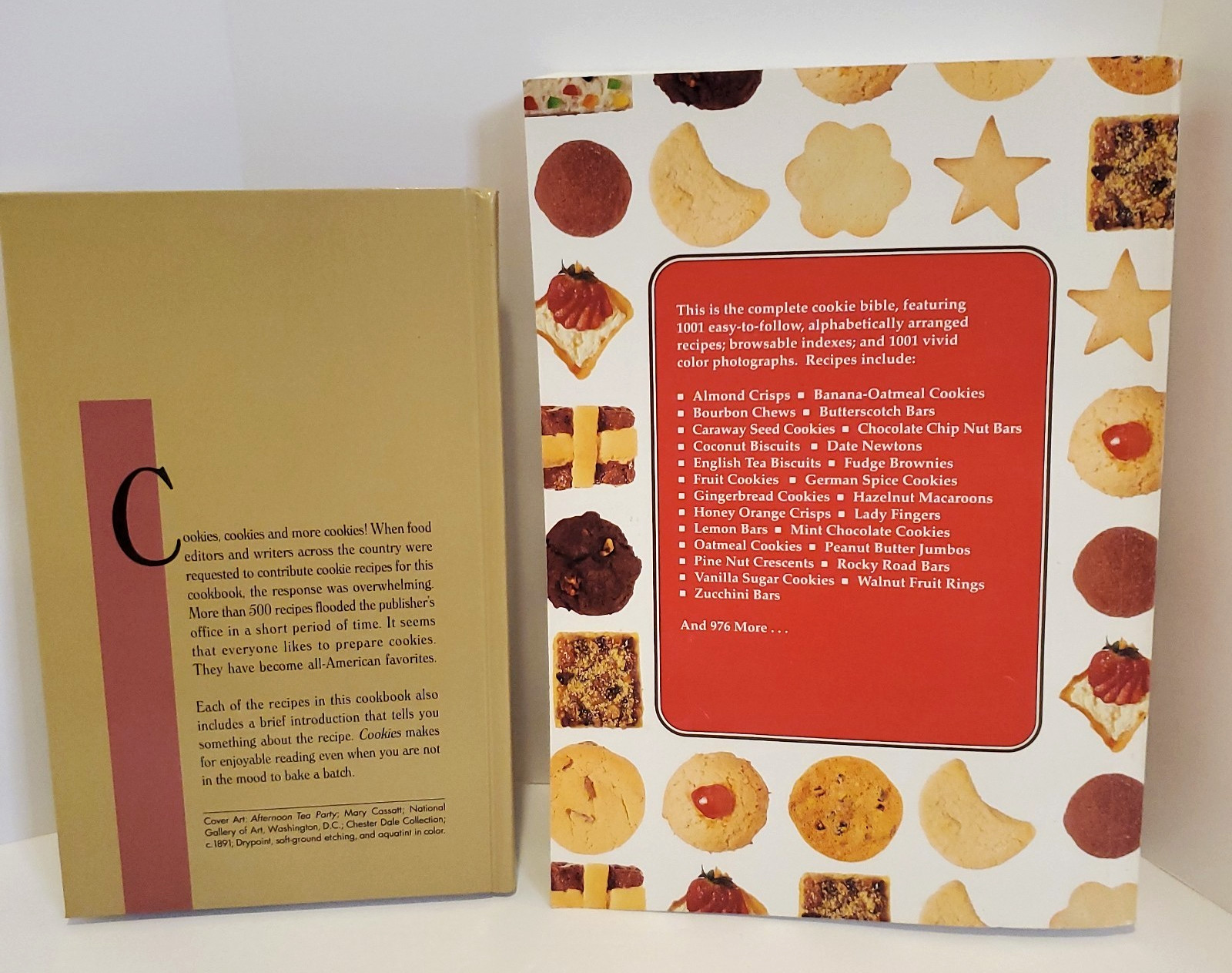 Vtg 1001 Cookie Recipes by Gregg R Gillespie and Food Writer’s Favorites Cookies