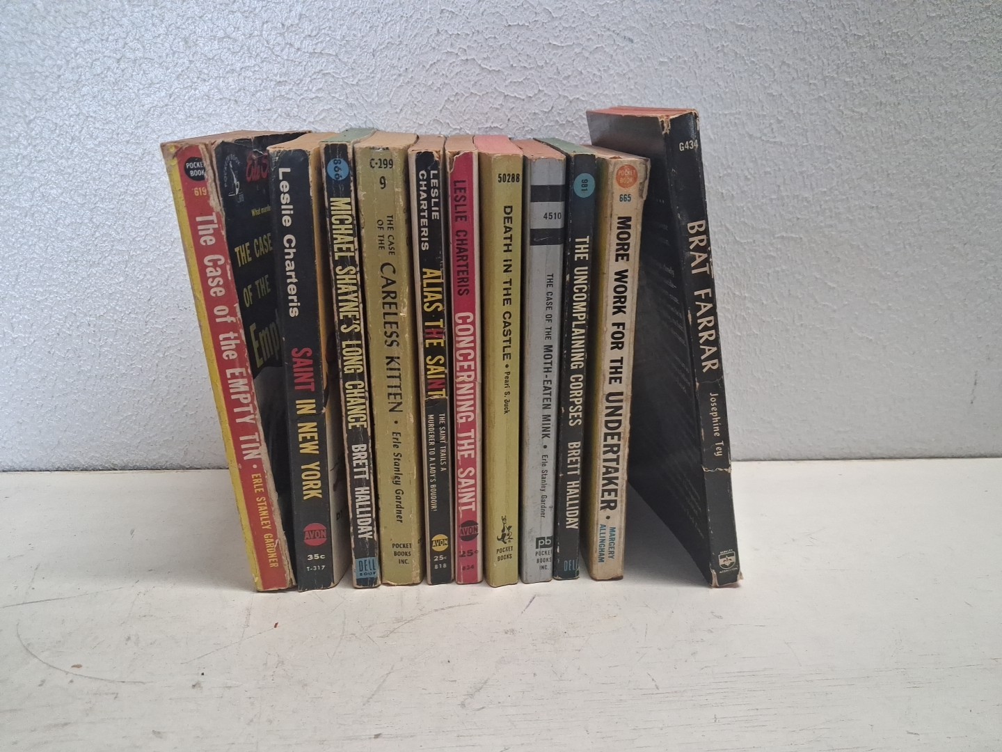 1940s Murder Mystery Trade Paperback Lot 11 Books PB Death Saint Kitten Kill