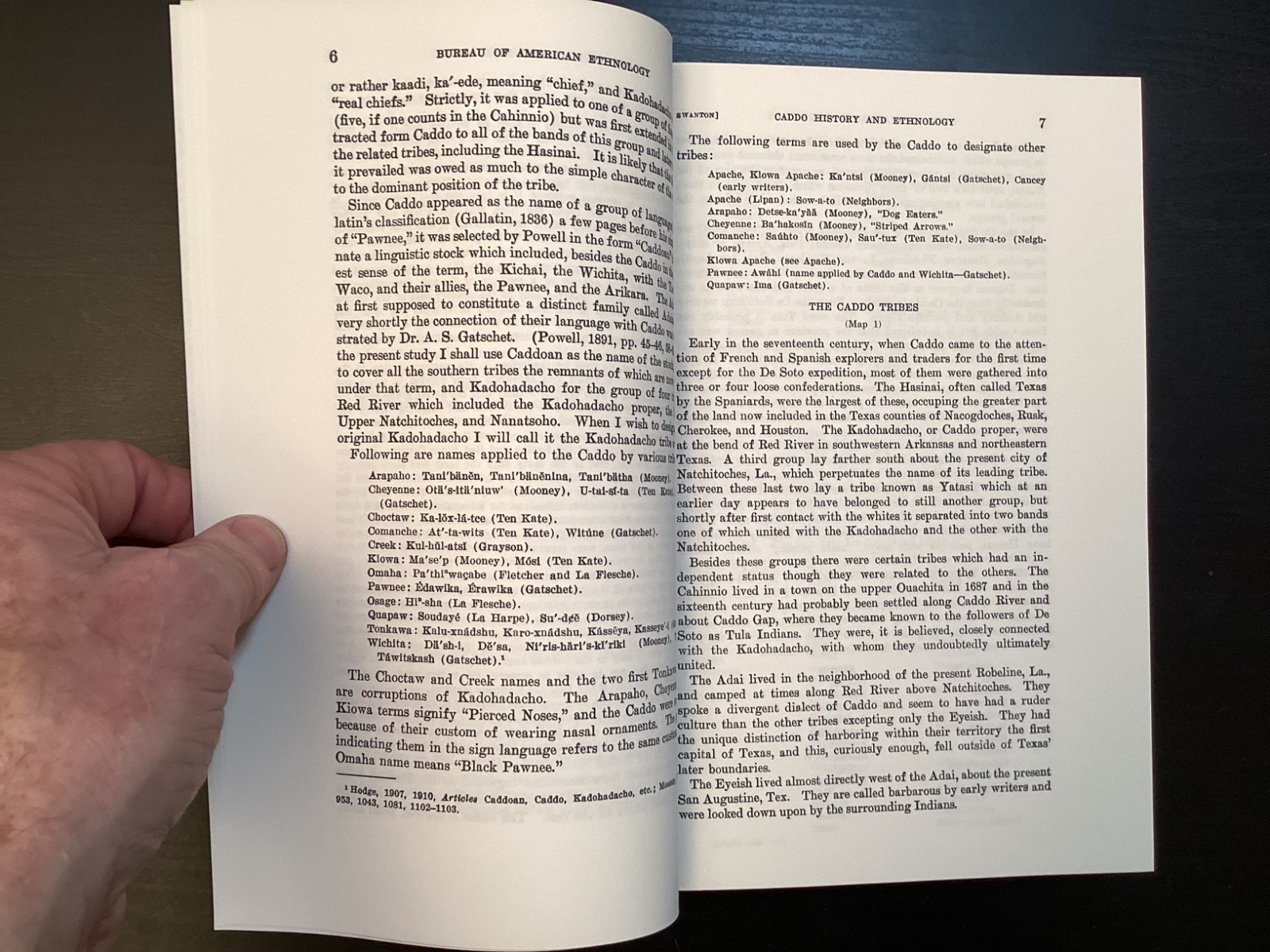 Source Material on History and Ethnology of Caddo Indians, John Swanton, 1996 OU