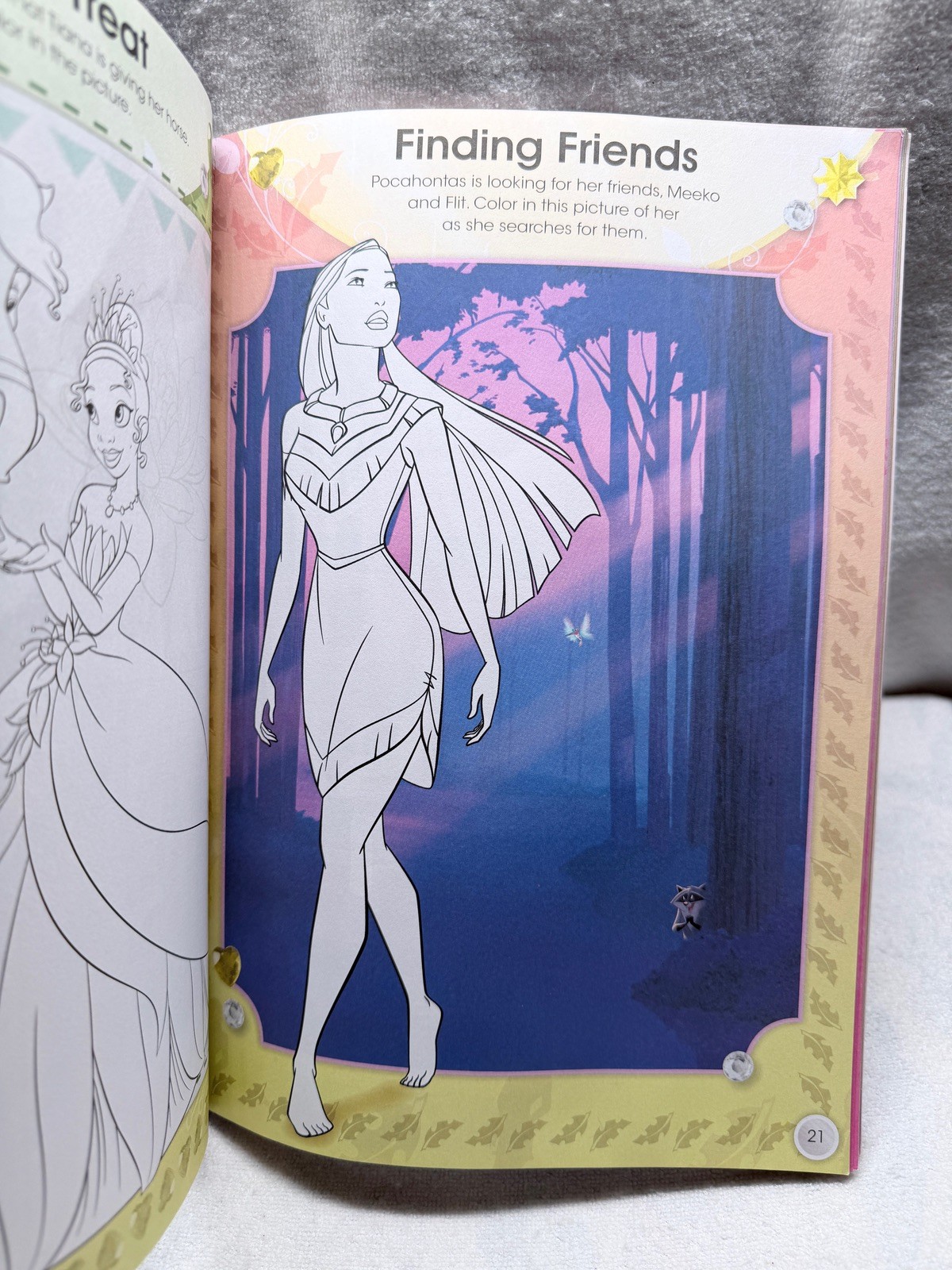 Disney Princess Secrets & Sparkles Bendon Publishing New Coloring Book