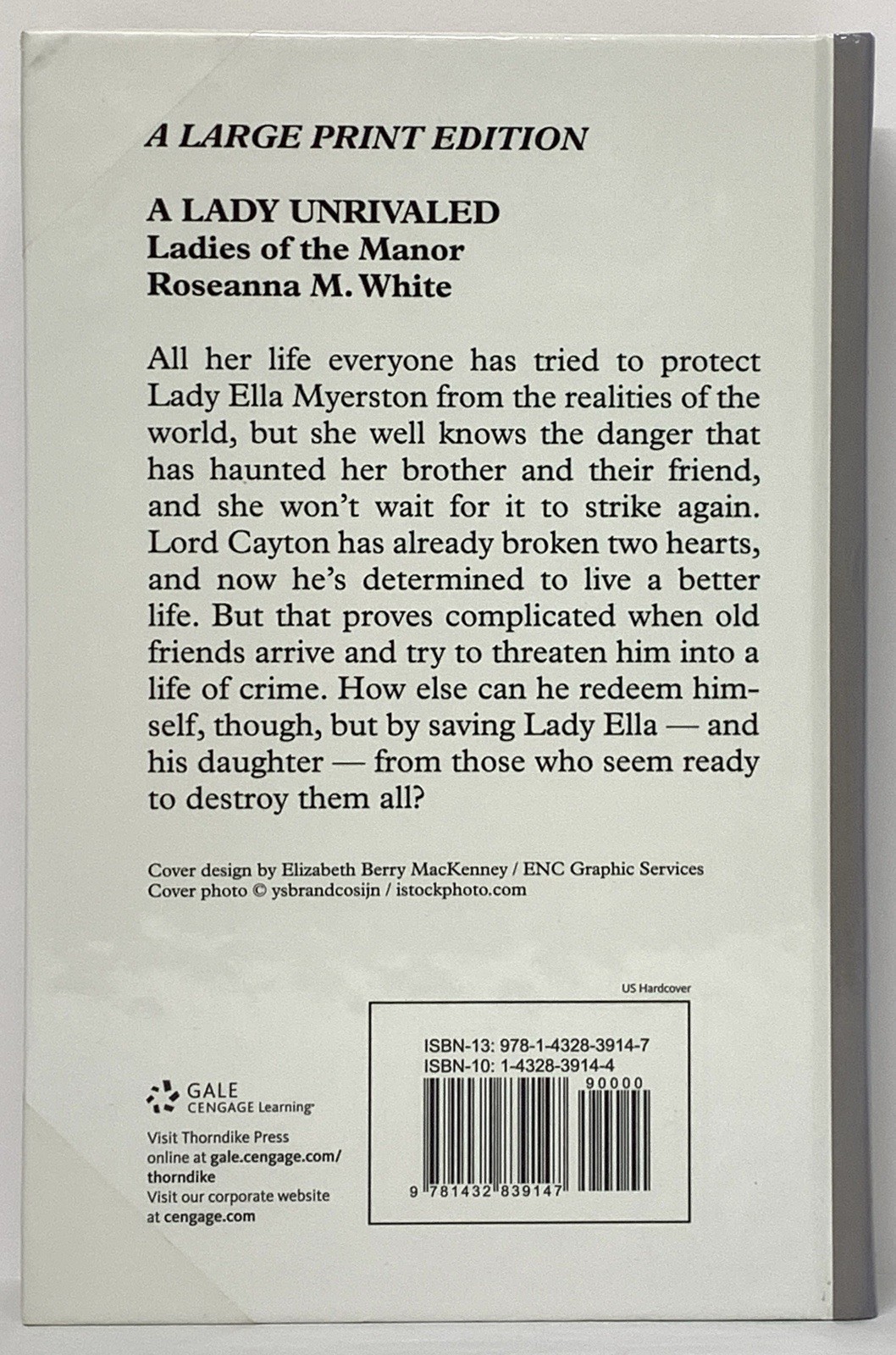 Roseanna M. White Ladies of the Manor Large Print Ex-Library Hardcover 2016