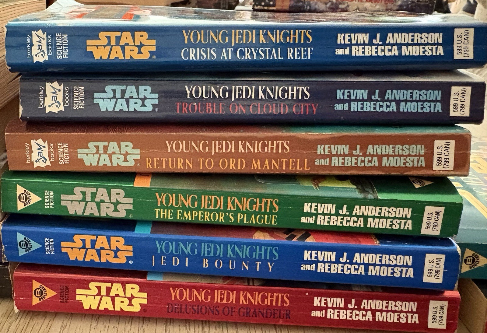 Star Wars Young Jedi Knights Complete Set (1-14) Anderson & Moesta 1st Printing