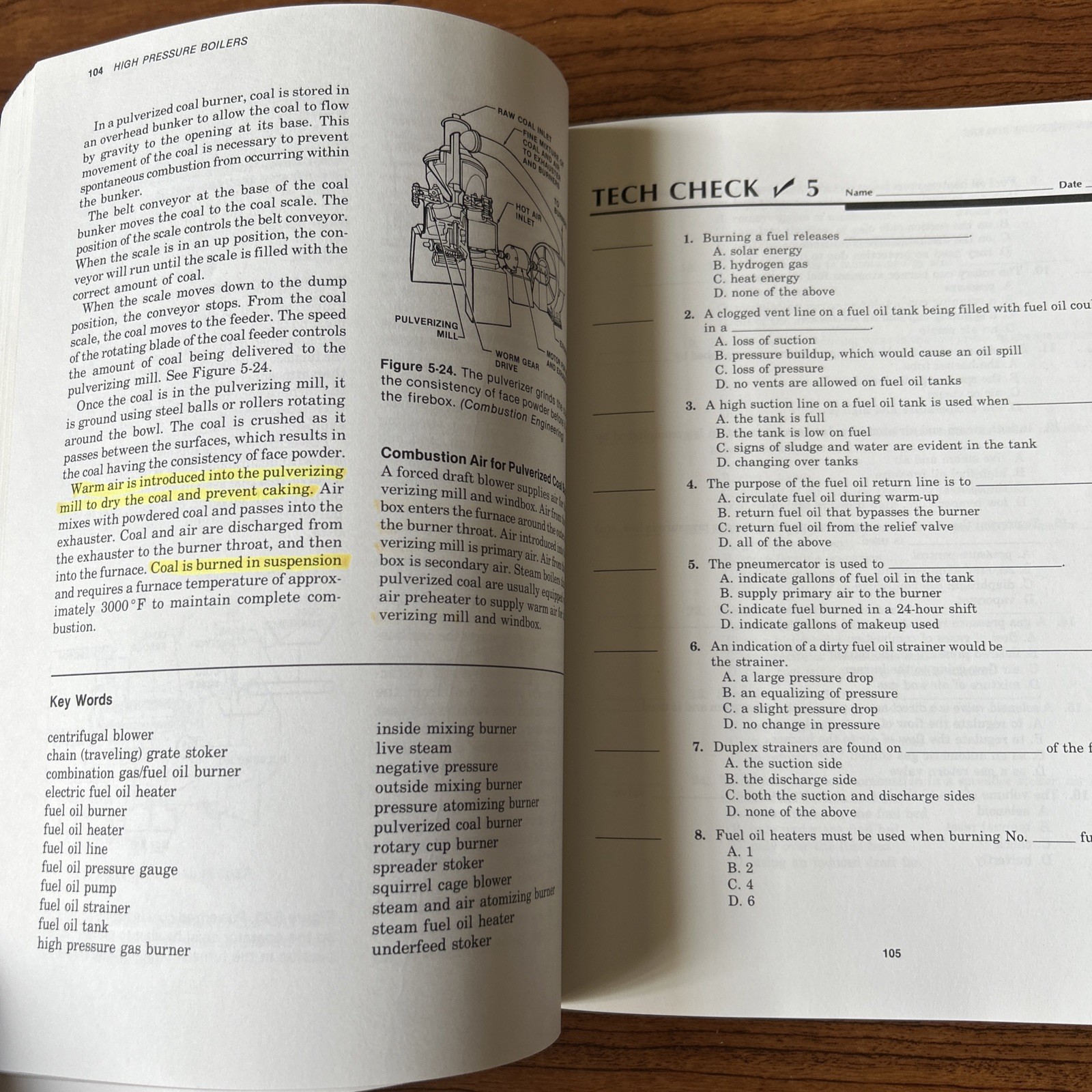 High Pressure Boilers by Frederick Steingress & Harold Frost w/ Instructor Guide