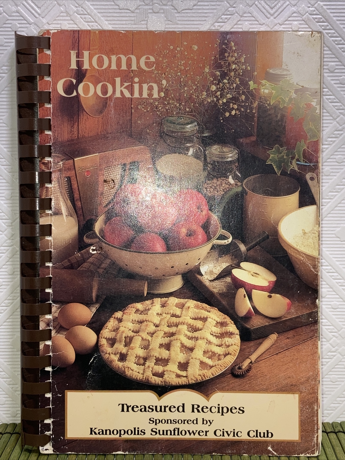 Home Cookin’ Treasured Recipes Kanopolis Sunflower Civic Club Kansas Fort Harker