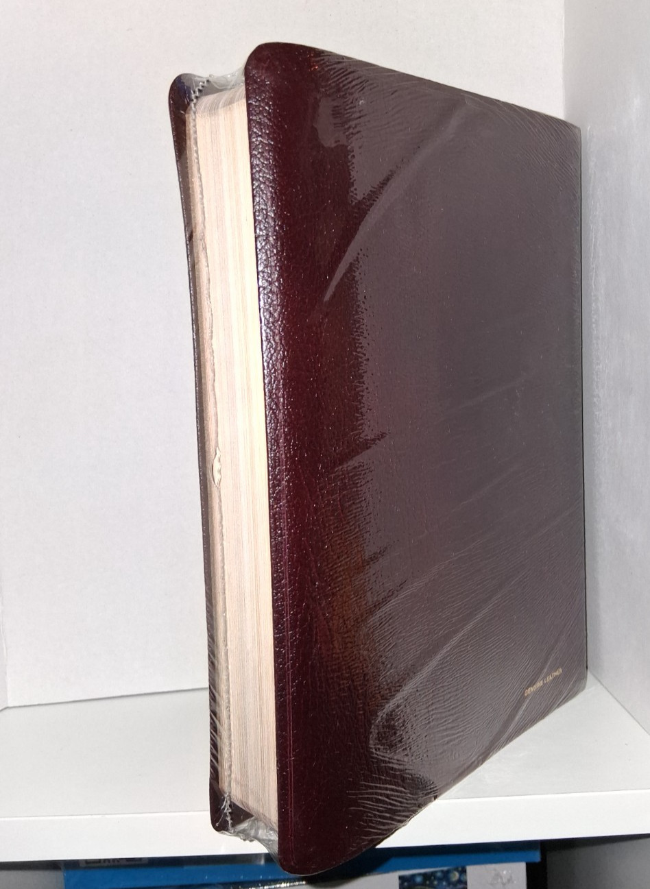 The Macarthur Study Bible NKJV Burgundy Gen. Leather NewFactory Sealed NIB