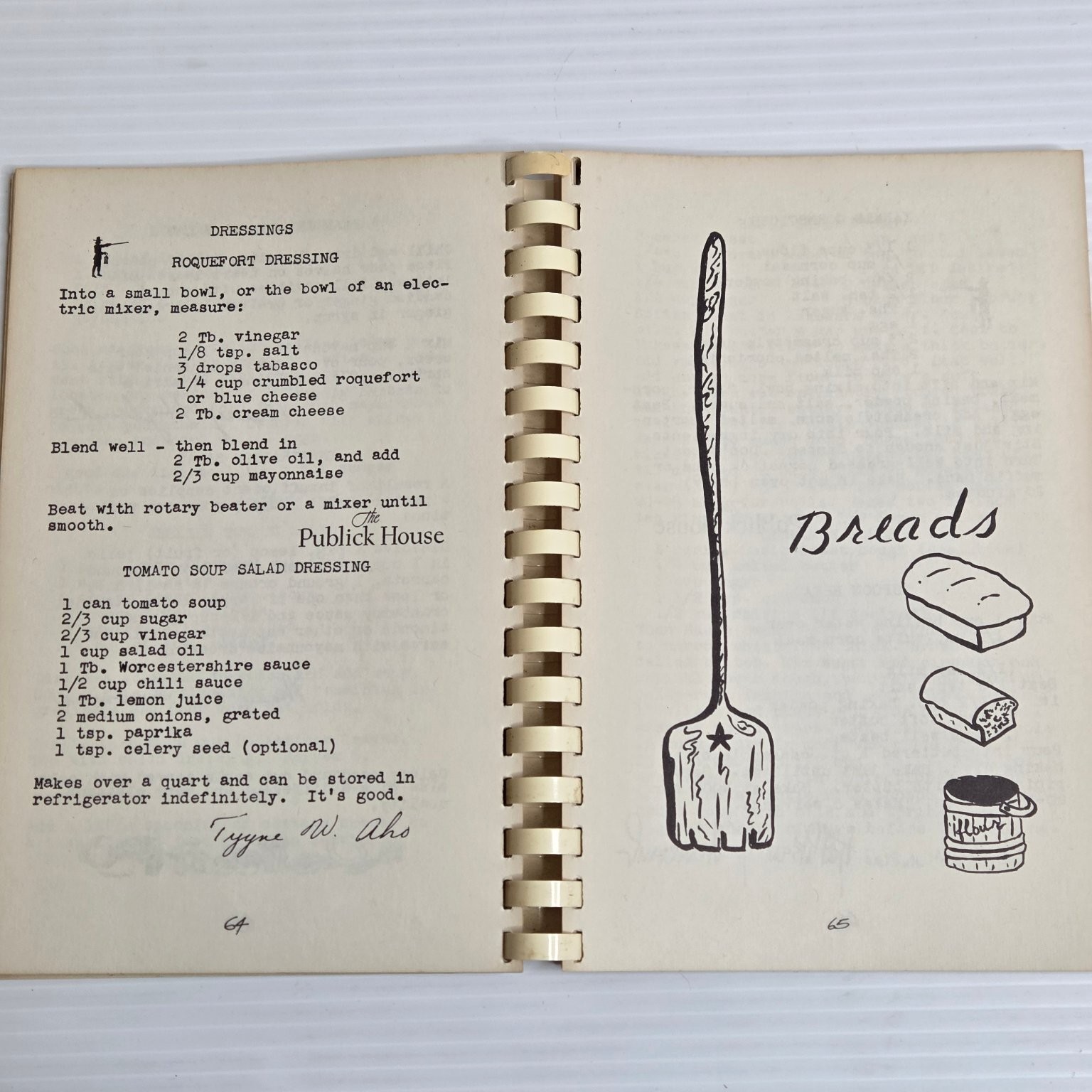 Sturbridge Kitchens Cookbook 1970 10th Printing Community Recipes Massachusetts