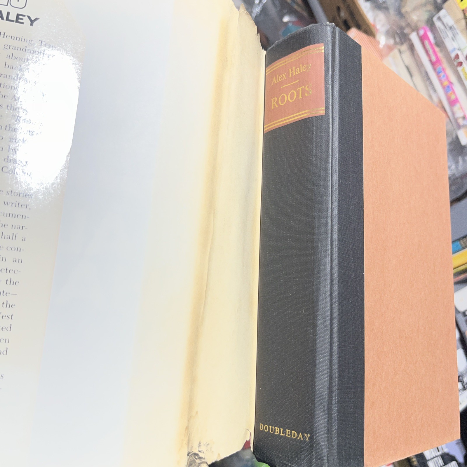 ROOTS by Alex Haley 1976 TRUE STATED FIRST EDITION; 1ST/1ST PRINTING Vtg HC DJ