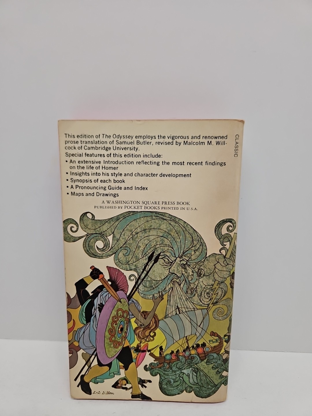 Homer The Odyssey Pocket Books Paperback Vintage Washington Square Press