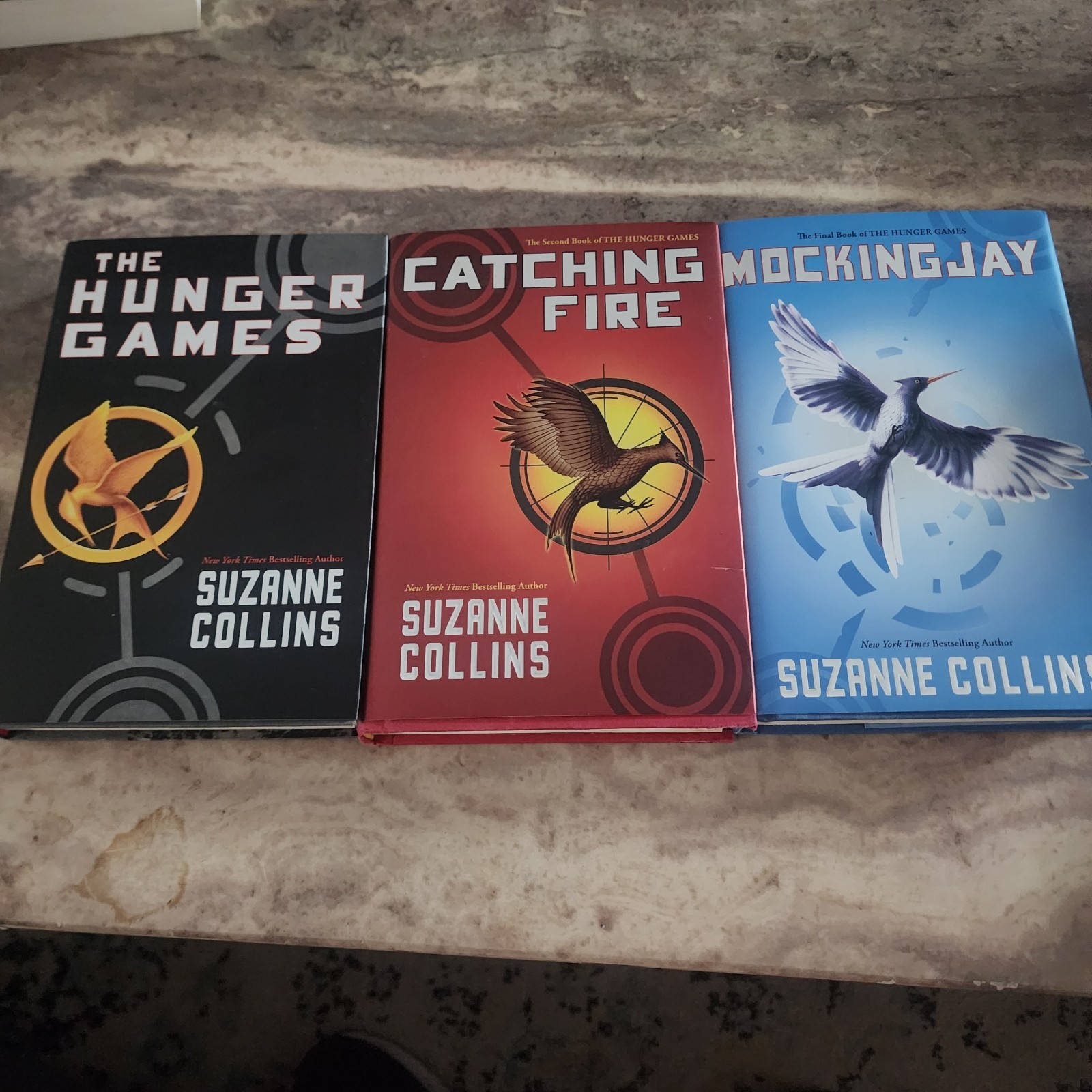 The Hunger Games Trilogy by Suzanne Collina (1st Edition) Hardcover Books w/ DJ