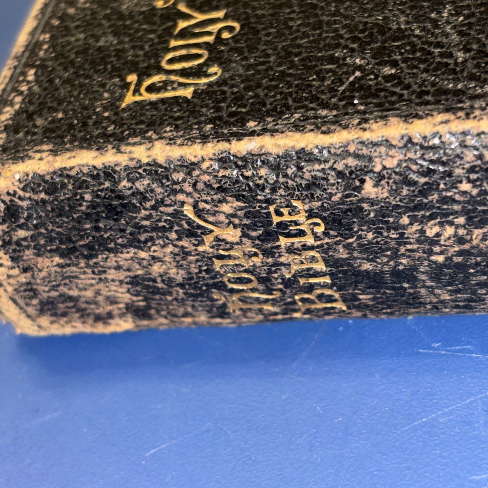 Antique 1898 Oxford Holy Bible KJV Pocket Bible Maps Gilt Edges 5.5″x3.5″