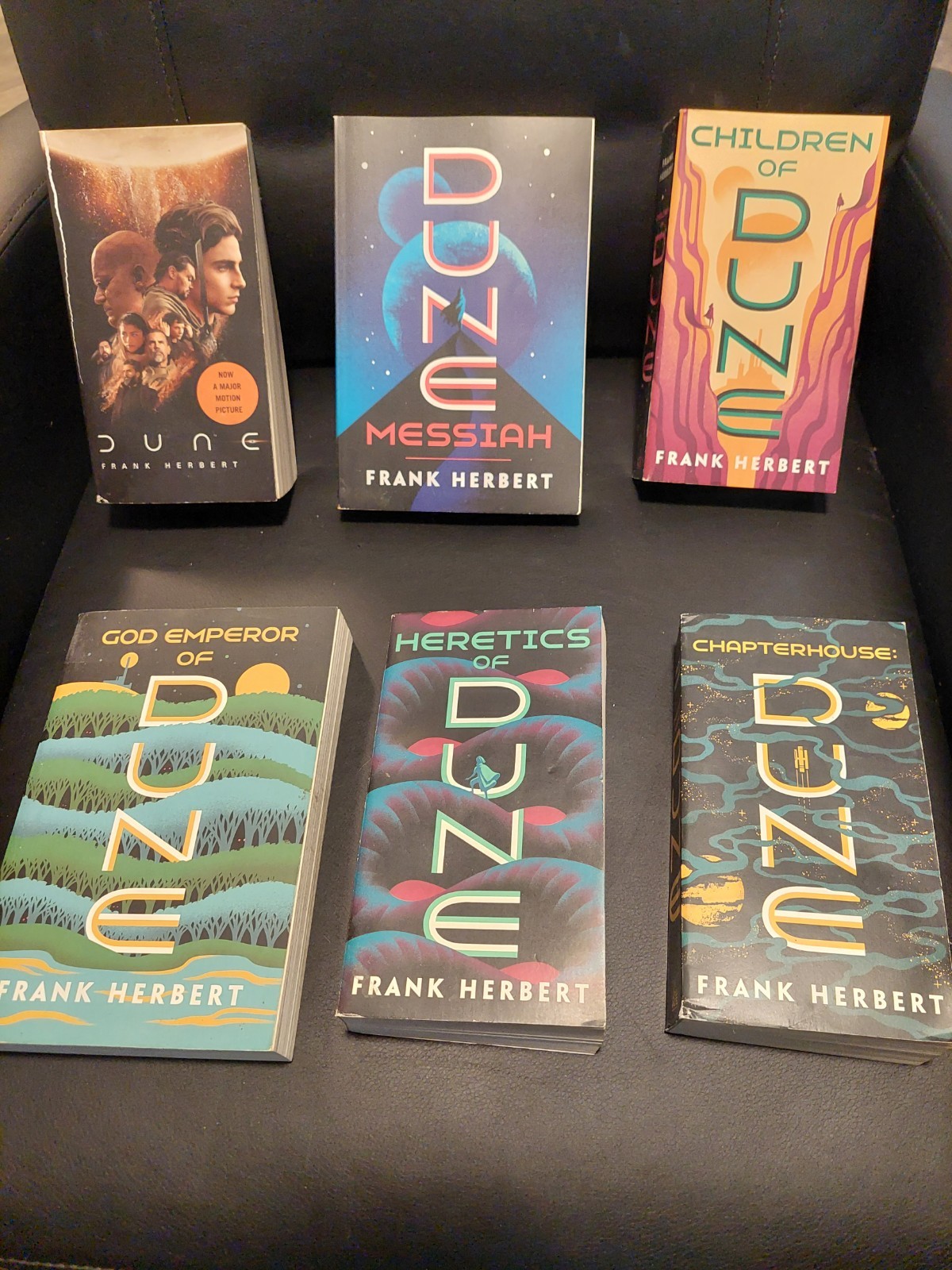 Complete Dune Series 6 Book Set Paperback Frank Herbert ACE – VINTAGE SCI FI