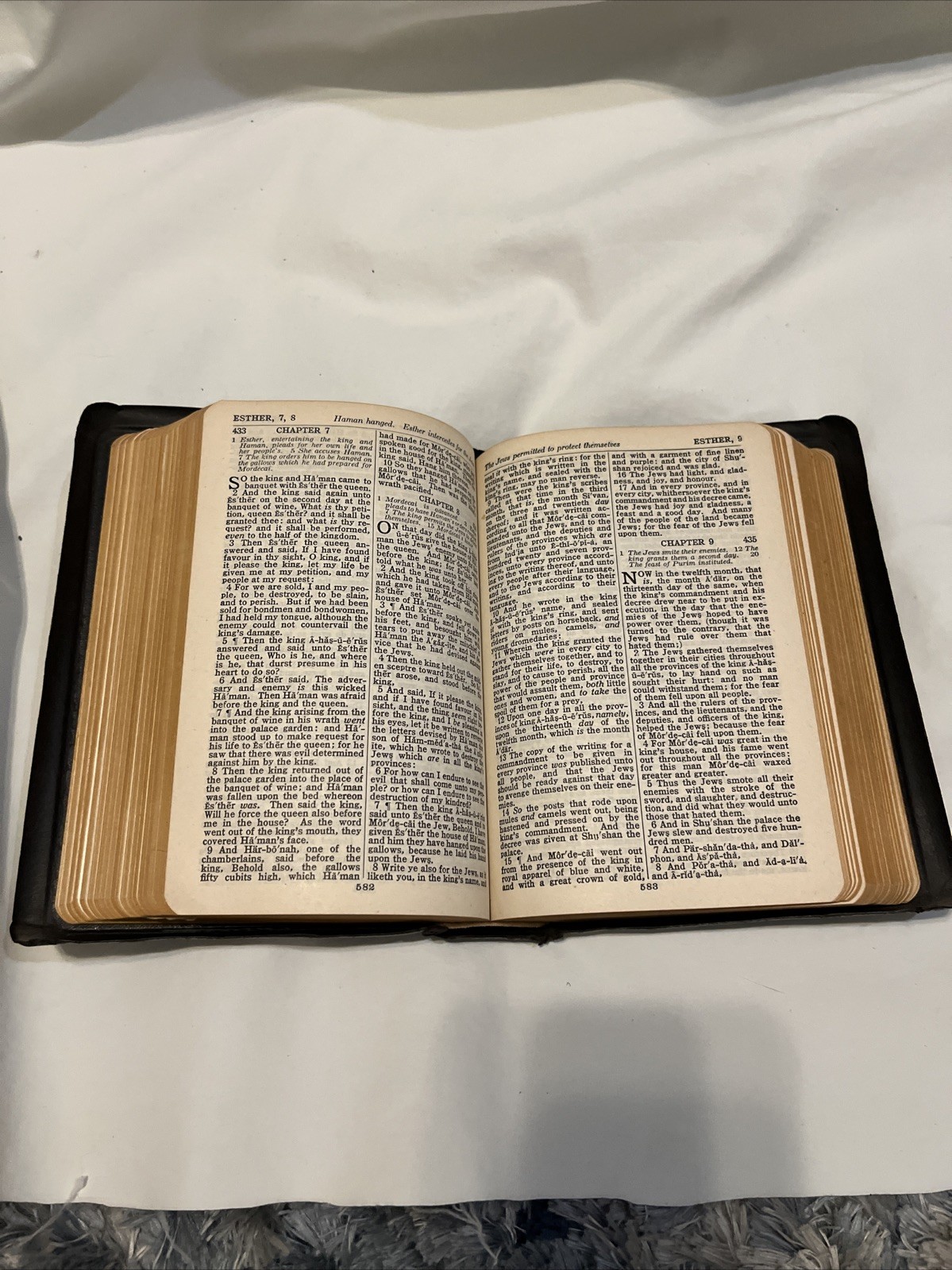 Vintage The Holy Bible The National Bible Press KJV Self-Pronouncing 1940