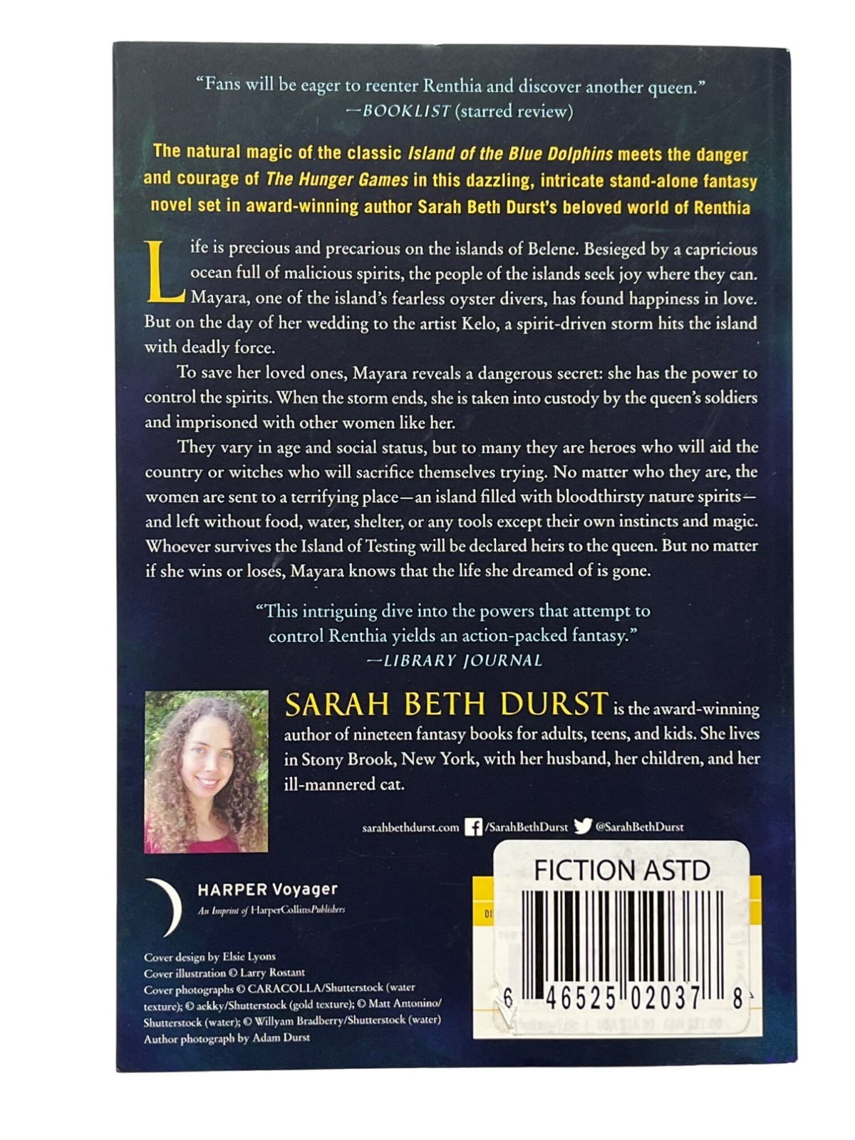 The Deepest Blue by Sarah Beth Durst Paperback New Fantasy Book